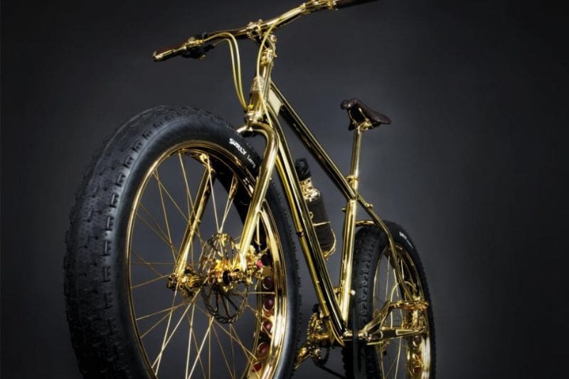24k Gold Extreme Mountain Bike - a bicicleta mais cara do mundo