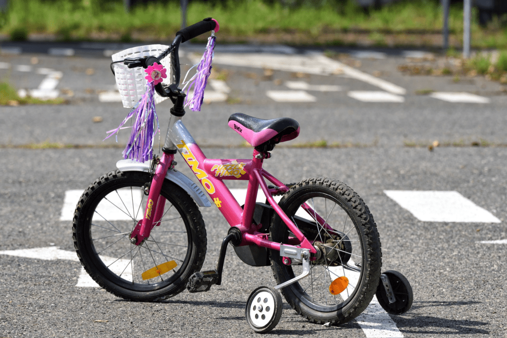 Bicicleta com rodinhas - Fonte: Pixabay.
