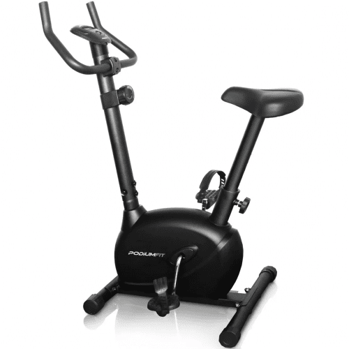 bicicleta-ergometrica-vertical Bicicleta Ergométrica PodiumFit V100. Imagem retirada do site da PodiumFit.